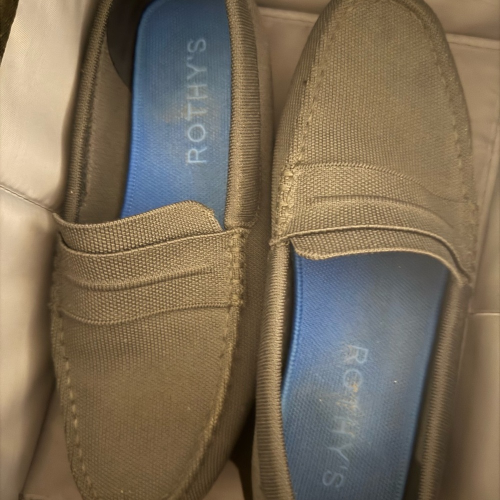 Rothy's Men's Slip-Ons in Olive